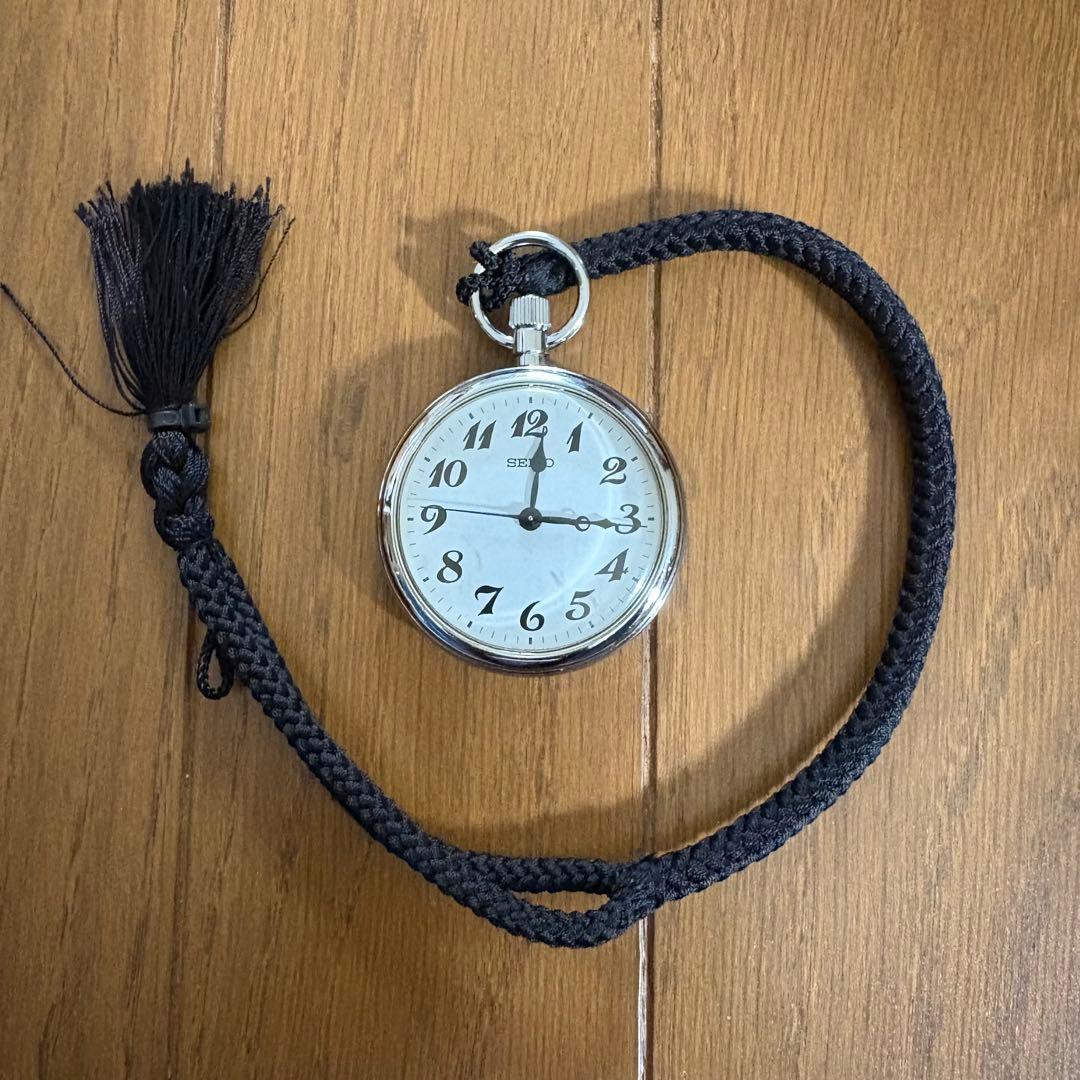 セイコー 懐中時計 鉄道時計 7C21-0A22 電池交換 稼働品