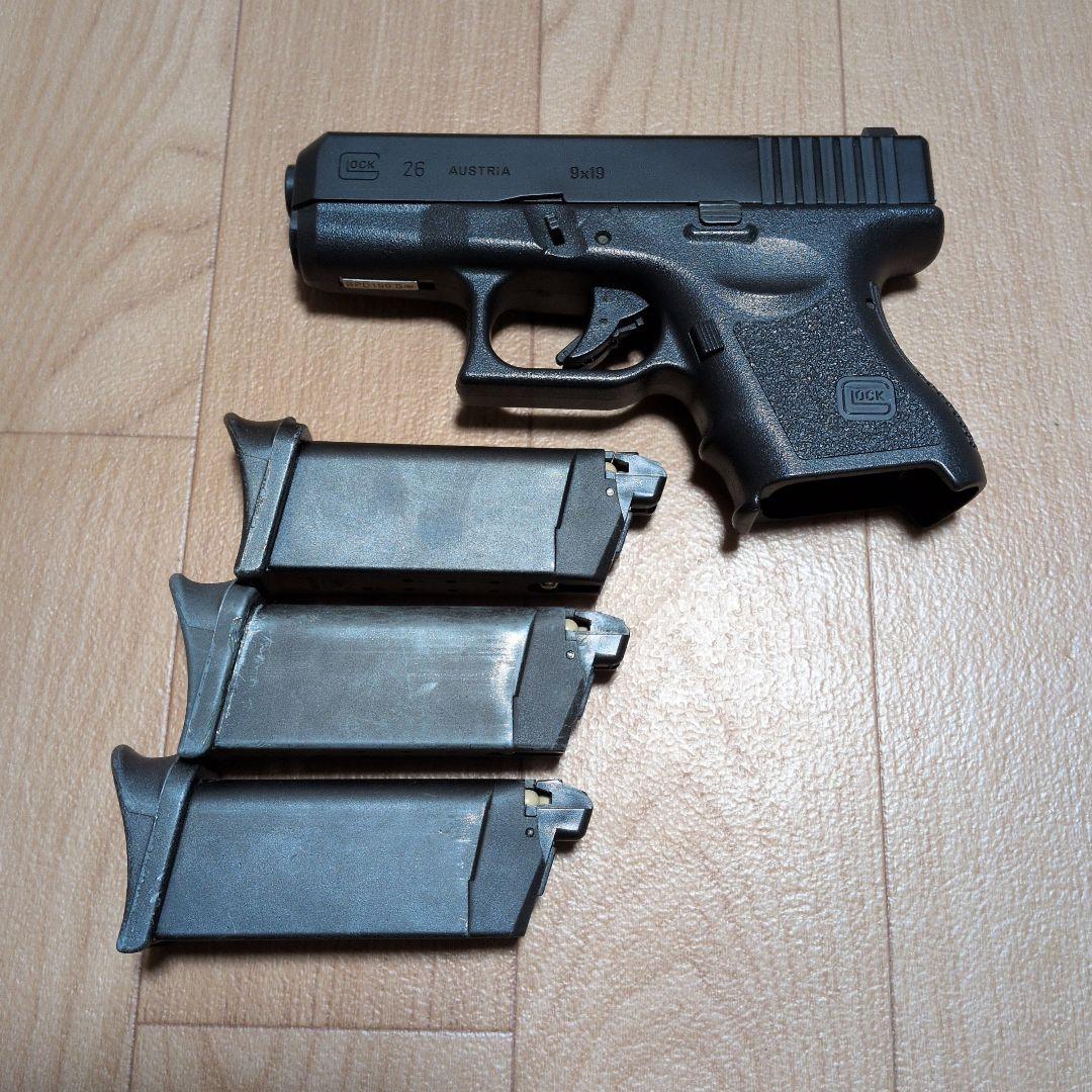 東京マルイ Glock 26 ガスブローバック マガジン3本付き