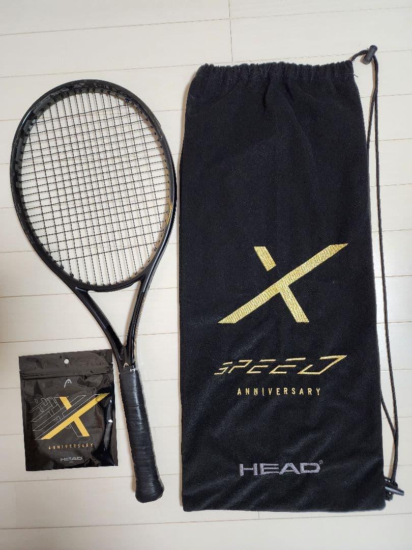 ‪【希少】HEAD SPEED X S 10周年記念モデル ブラック×ゴールド