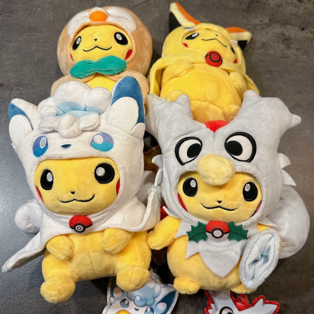 ピカチュウ ポンチョを着たピカチュウ ぬいぐるみ