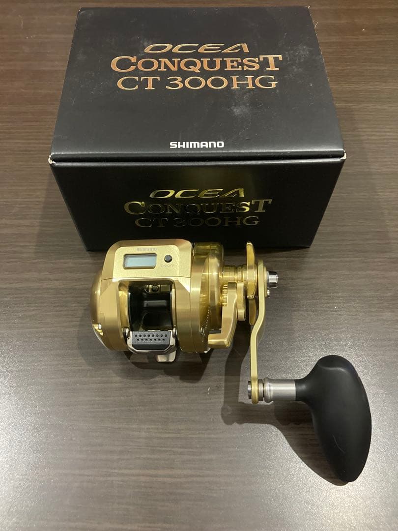 極美品18オシアコンクエストCT 300HG シマノ