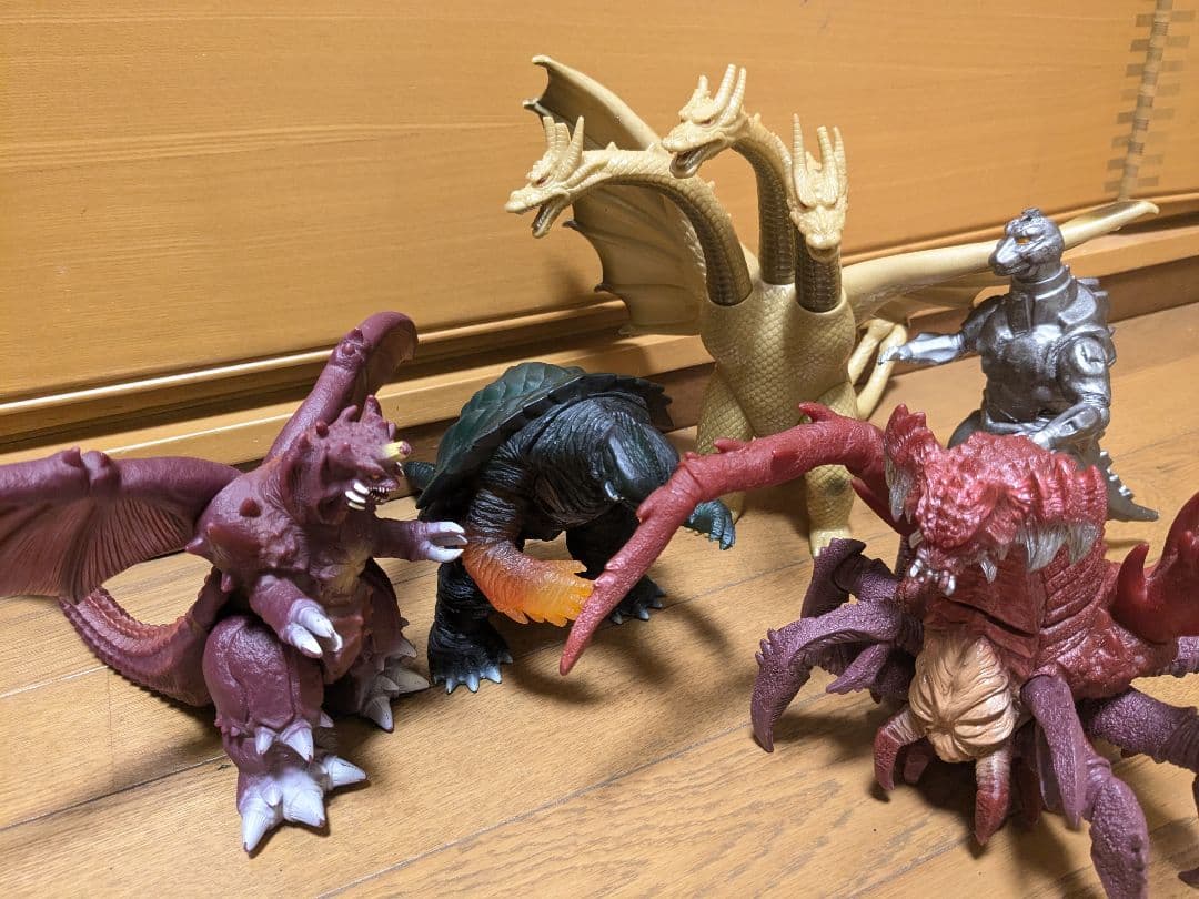 ゴジラ　ガメラ　ソフビ　ムービーモンスターシリーズ