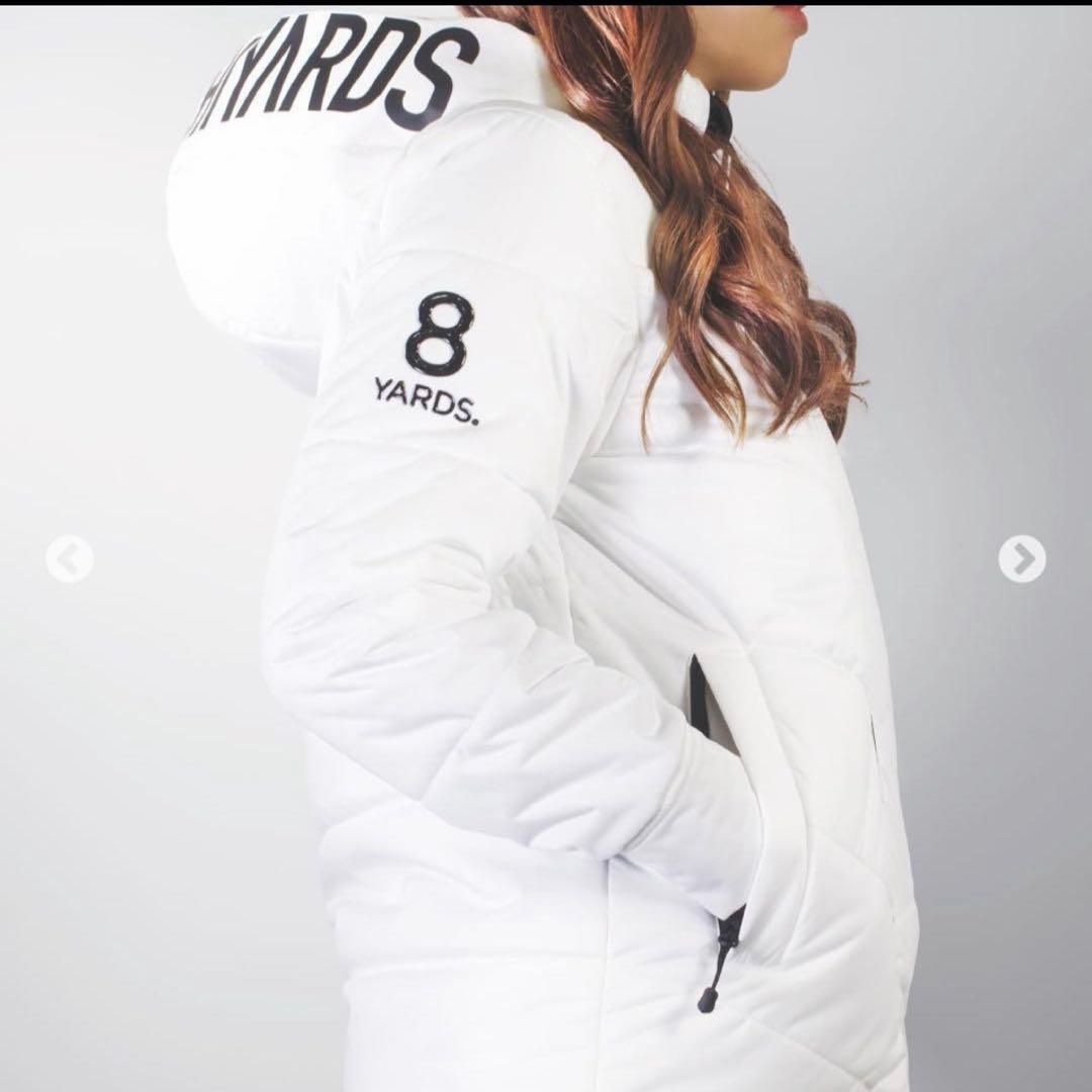 8 YARDS Women’ BIG HOODIE レディースL ホワイト美品