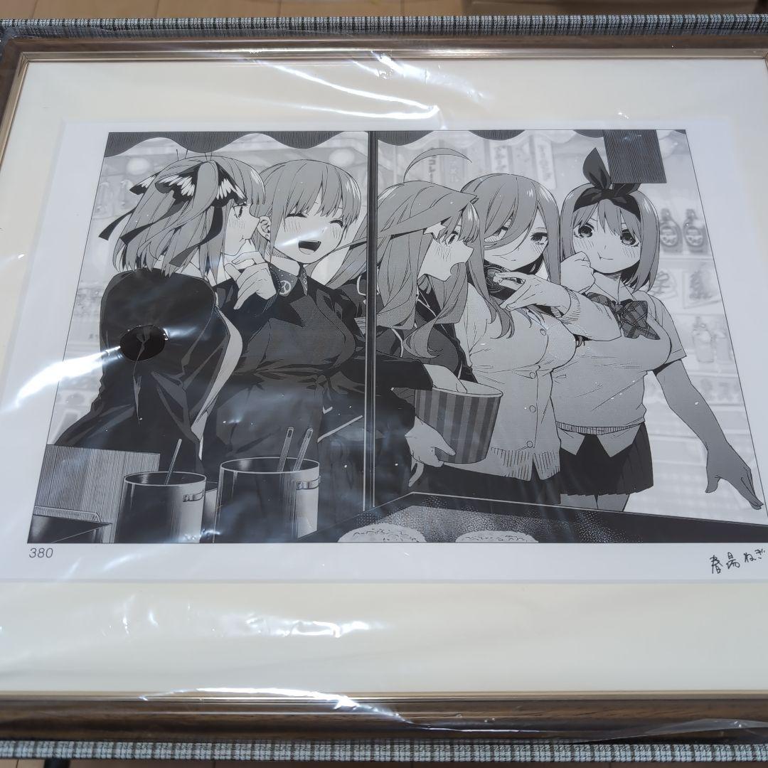 最終値下げ【希少】五等分の花嫁完結記念！受注製造複製原画五人全員ver