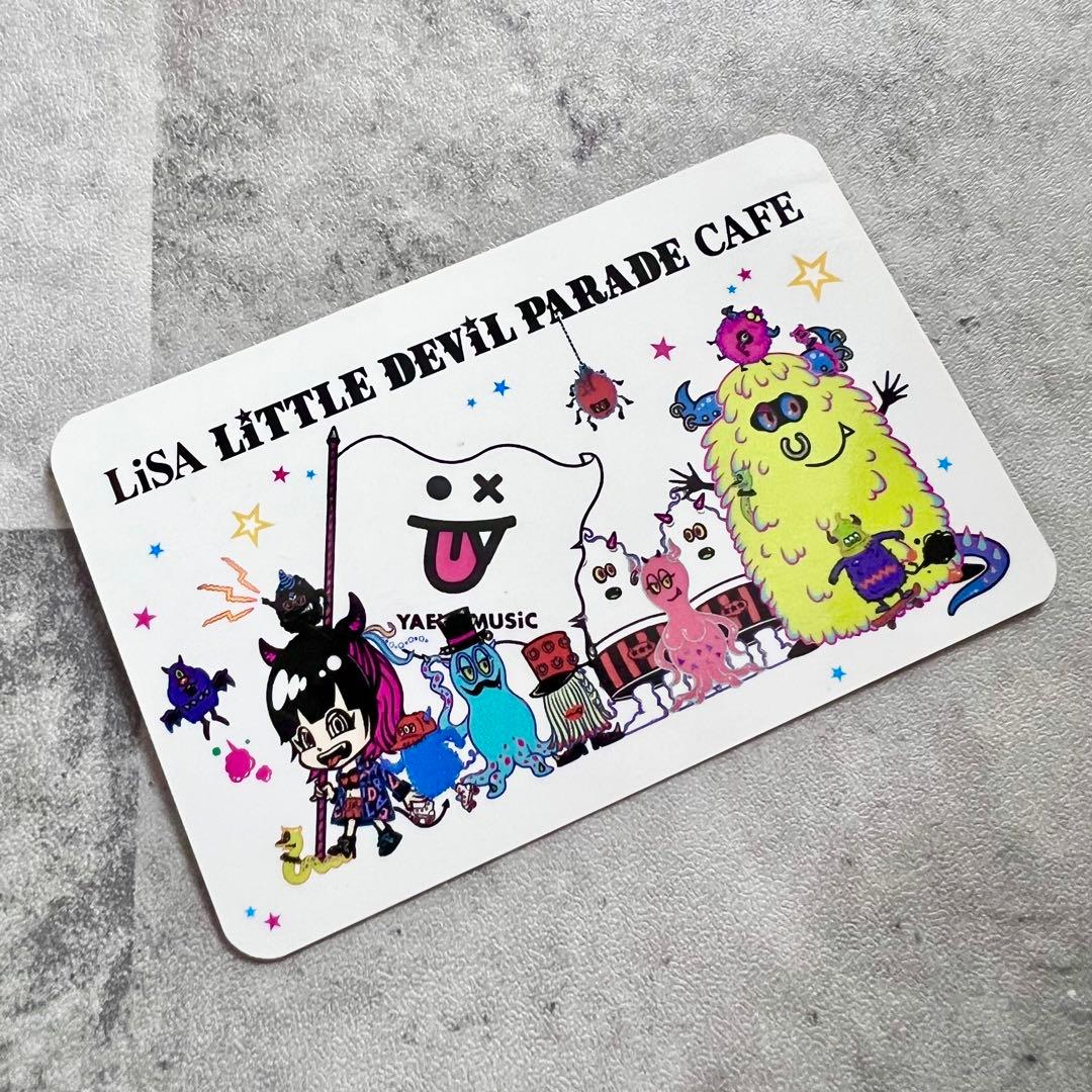 LiSA SPINNSコラボカフェ スピンズ  メンバーズカード ライブグッズ