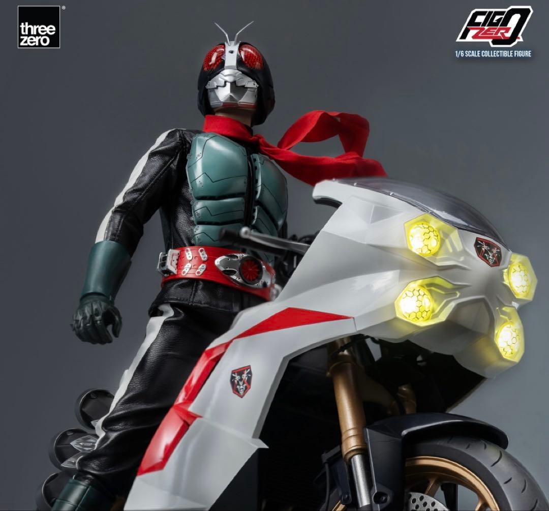 フィグゼロ シン仮面ライダー 1/6 仮面ライダー第2号＋第2号用サイクロン号