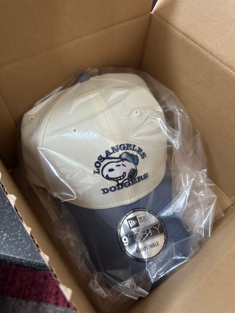 スヌーピー ドジャースコラボ ニューエラキャップ