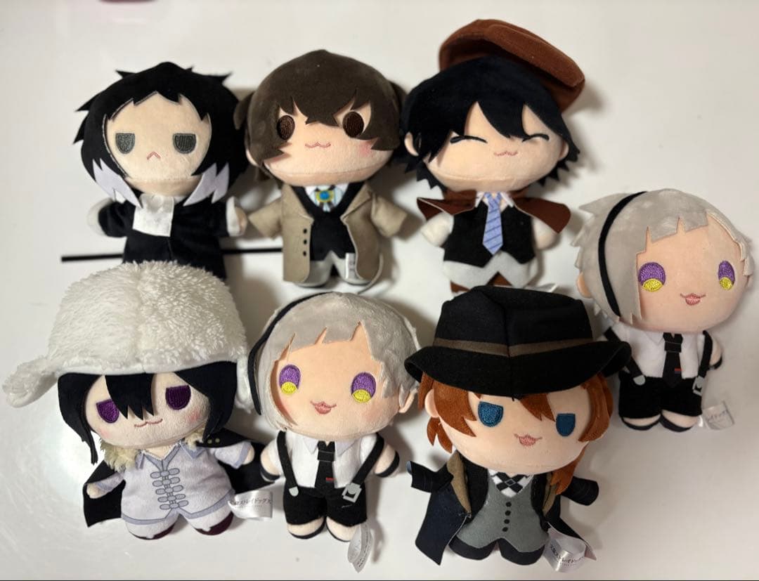 文豪ストレイドッグスくじ引き堂 ぬいぐるみ セット