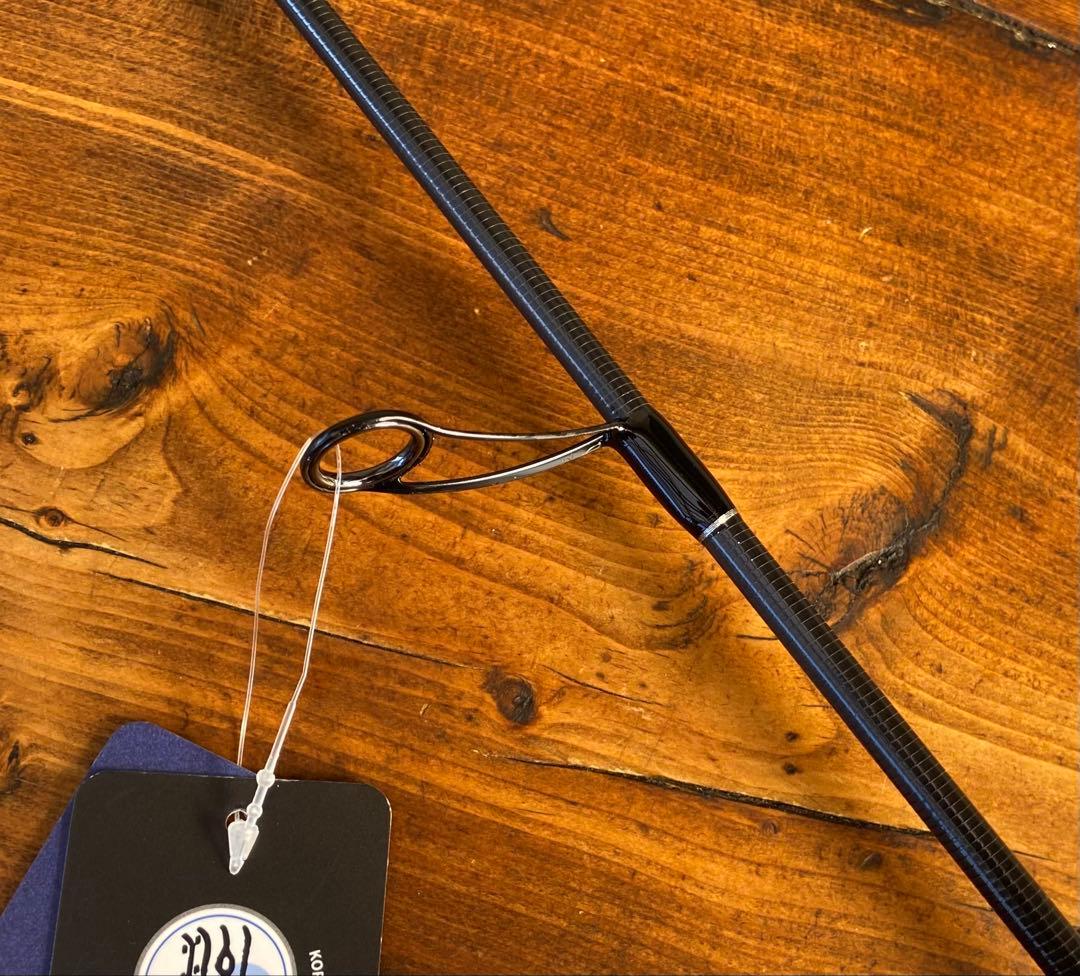 超軽量　カーボンロッド　スピニングロッド　S602L バスロッド　ウッドグリップ