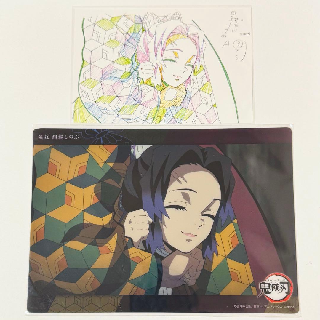 鬼滅の刃 胡蝶しのぶ 冨岡義勇 ビッグクリアカード 立志編 展示原画ポストカード