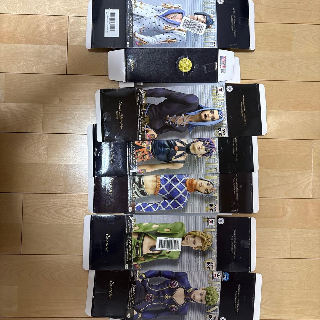 ジョジョの奇妙な冒険5部フィギュア ブチャラティチーム6体セット