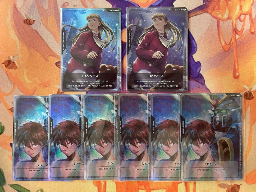 【新機動戦記ガンダムW】ガンダムカードゲーム リリーナ ヒイロ・ユイ リソース