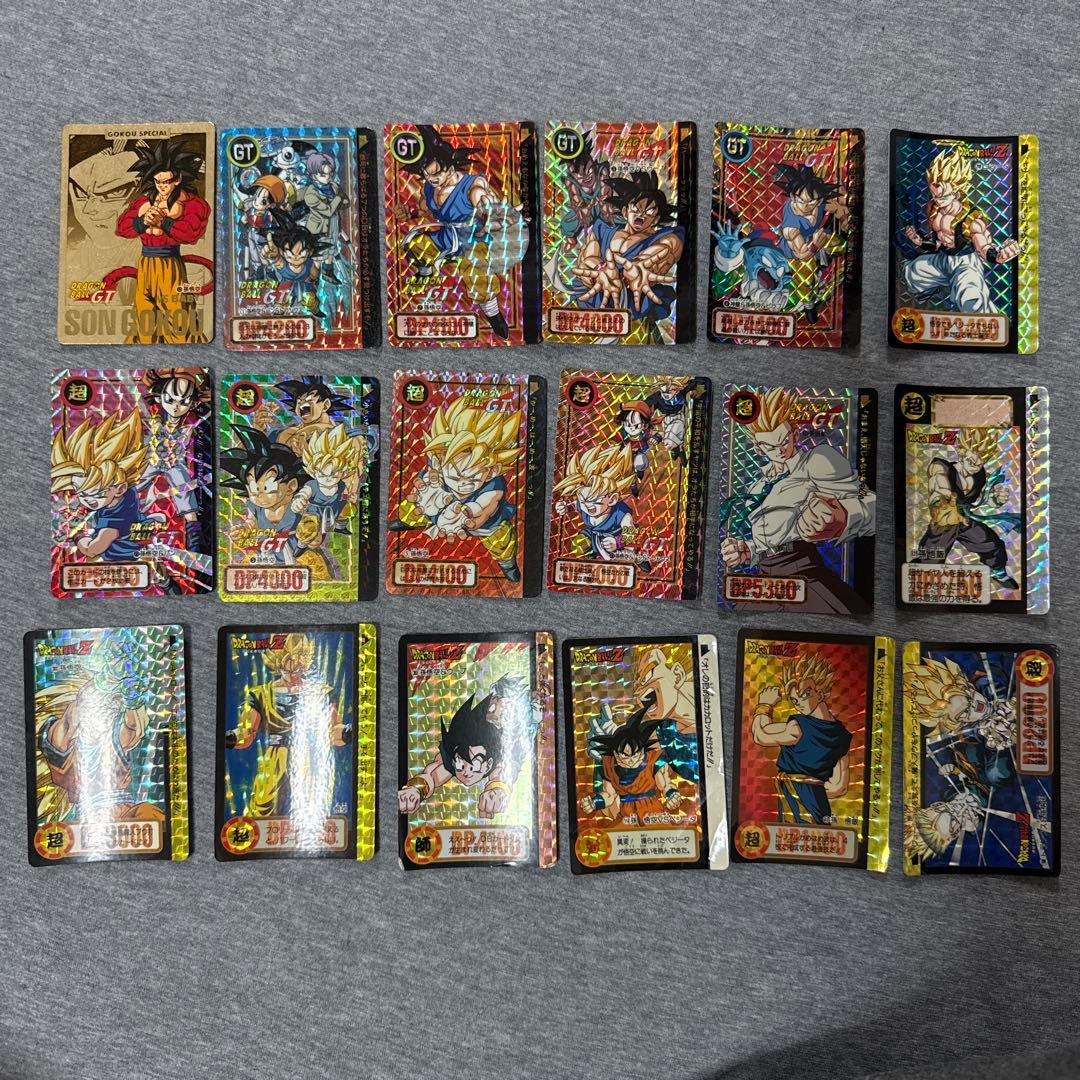 ドラゴンボールGT トレーディングカード 18枚セット