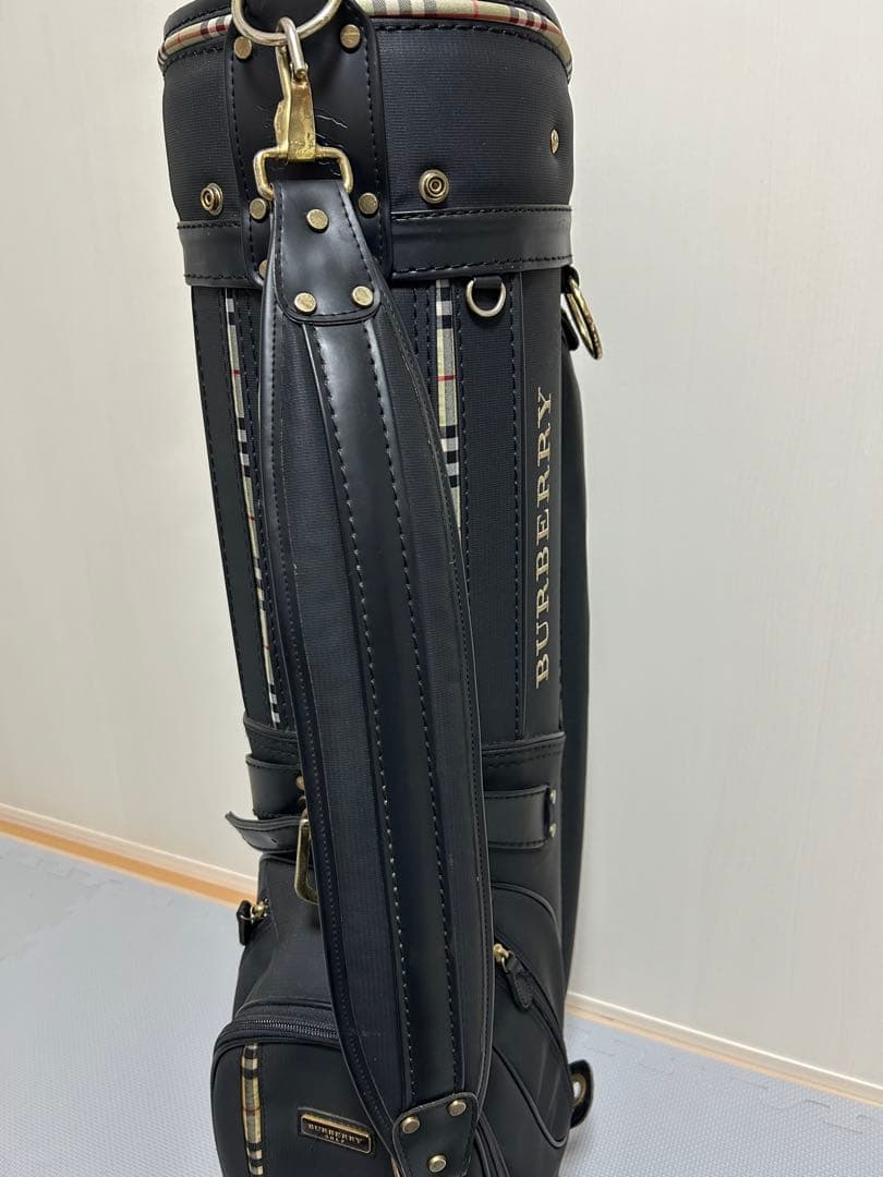 希少 バーバリー BURBERRY キャディバッグ ゴルフ