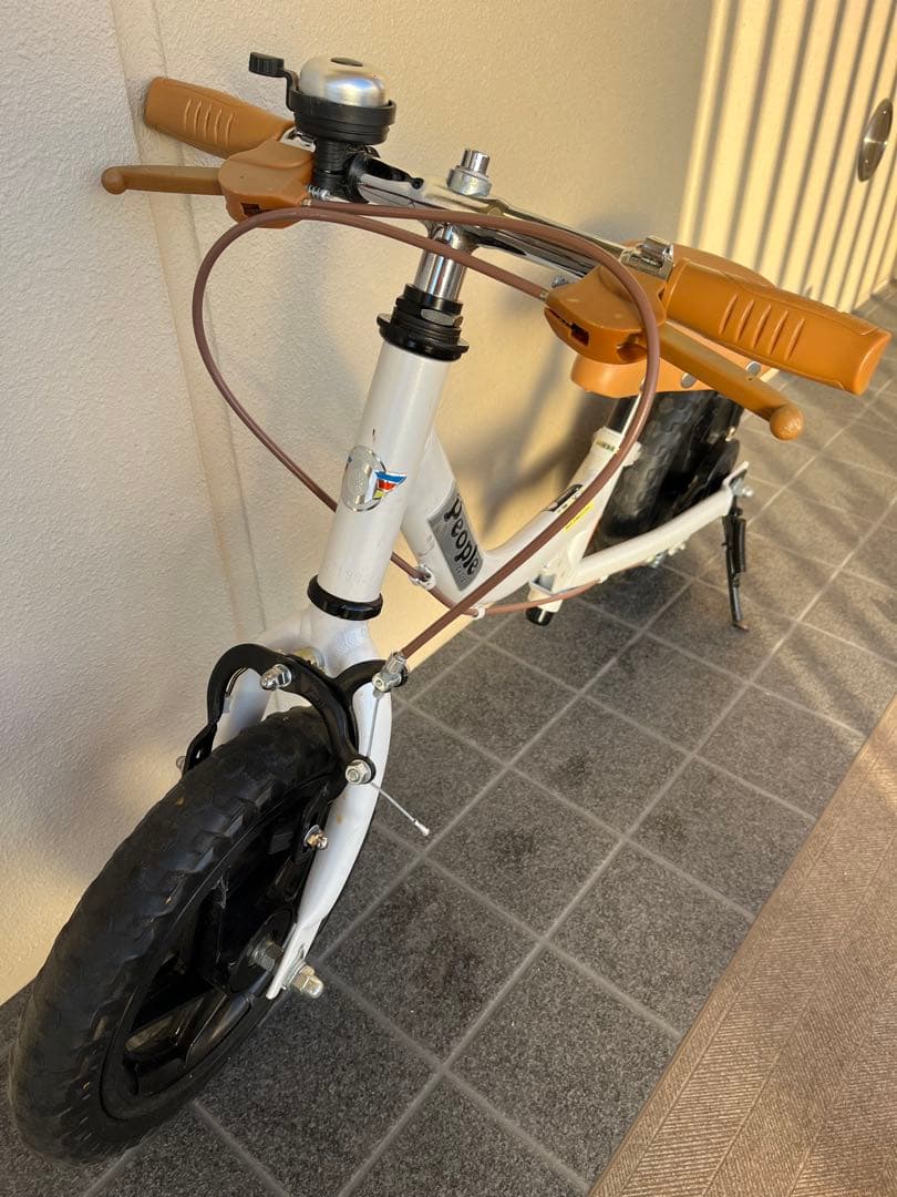 People ピープル　ケッターサイクル　12インチ　ホワイト　子供用　自転車