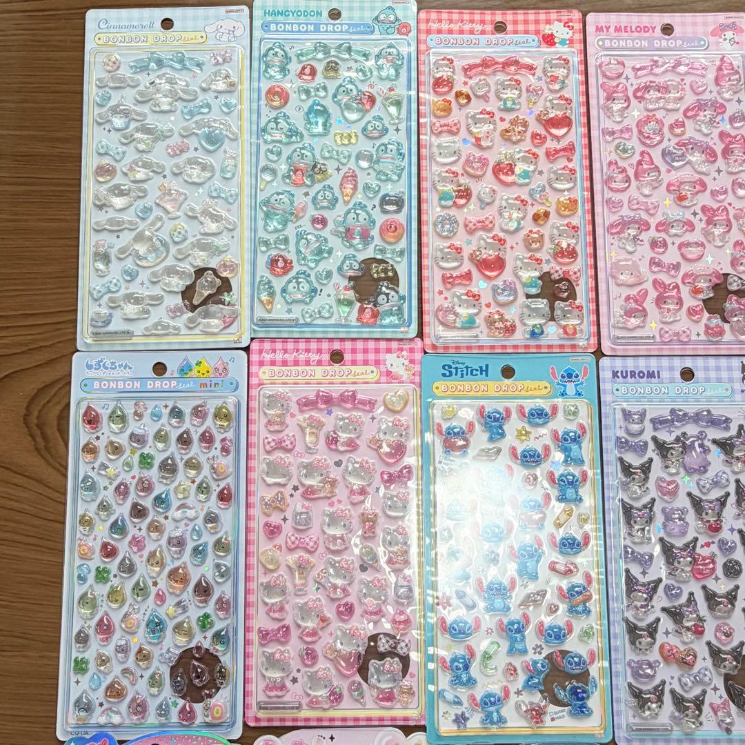 【正規品】ボンボンドロップシール サンリオ ズートピアなど13枚セットまとめ売り