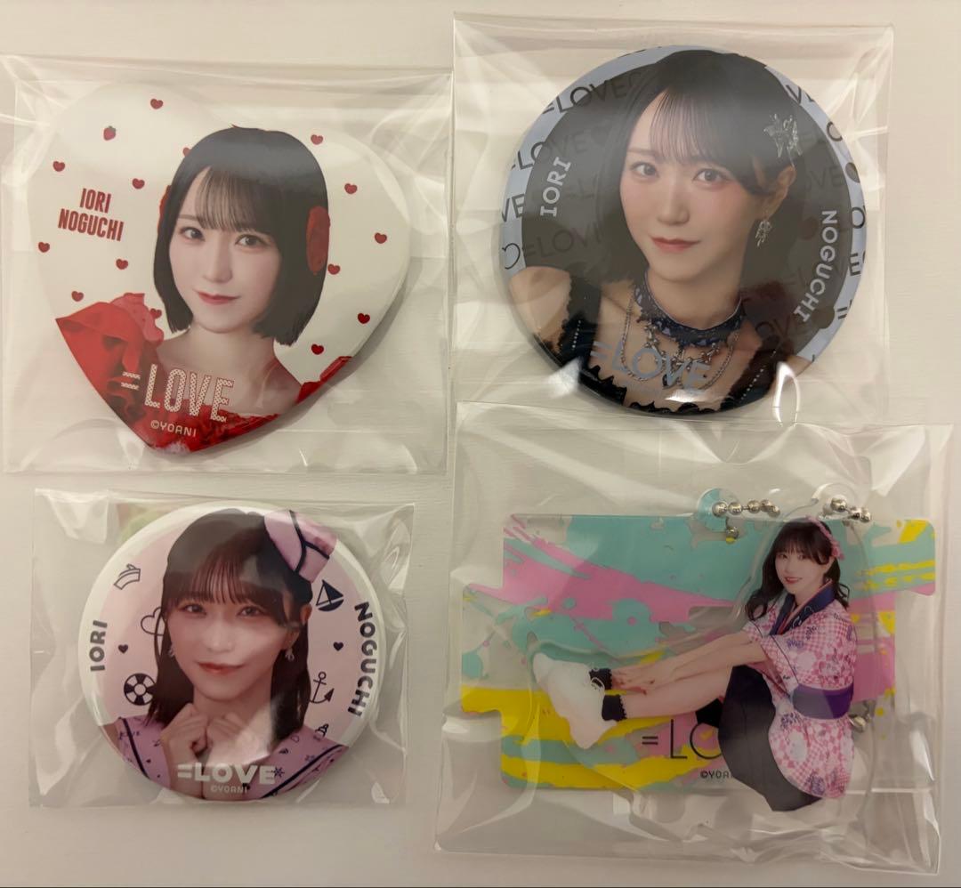 チ*ン様 ＝LOVE イコラブ　野口衣織　缶バッジ