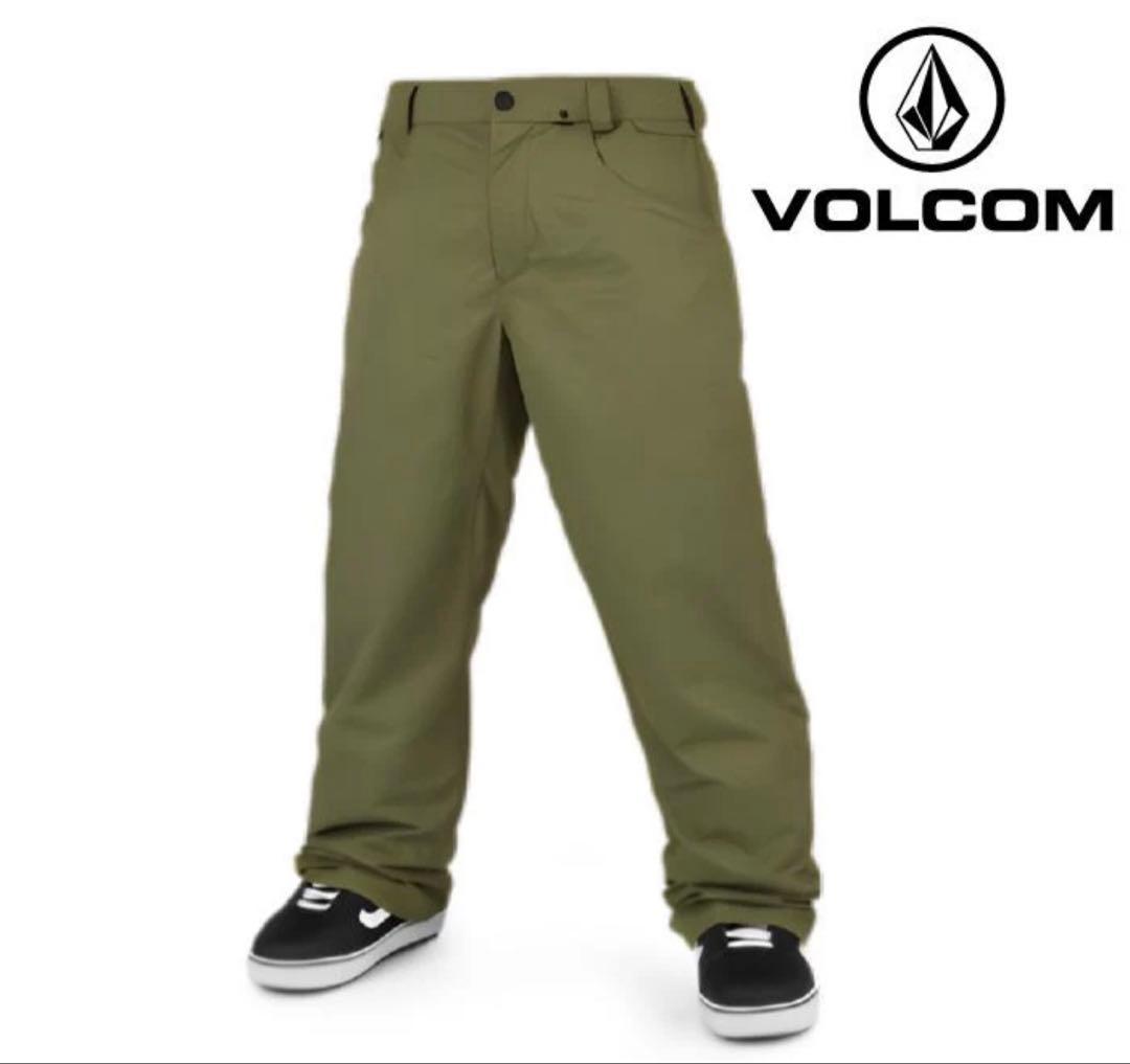 VOLCOM 5-Pocket Pants Military スノボー パンツ