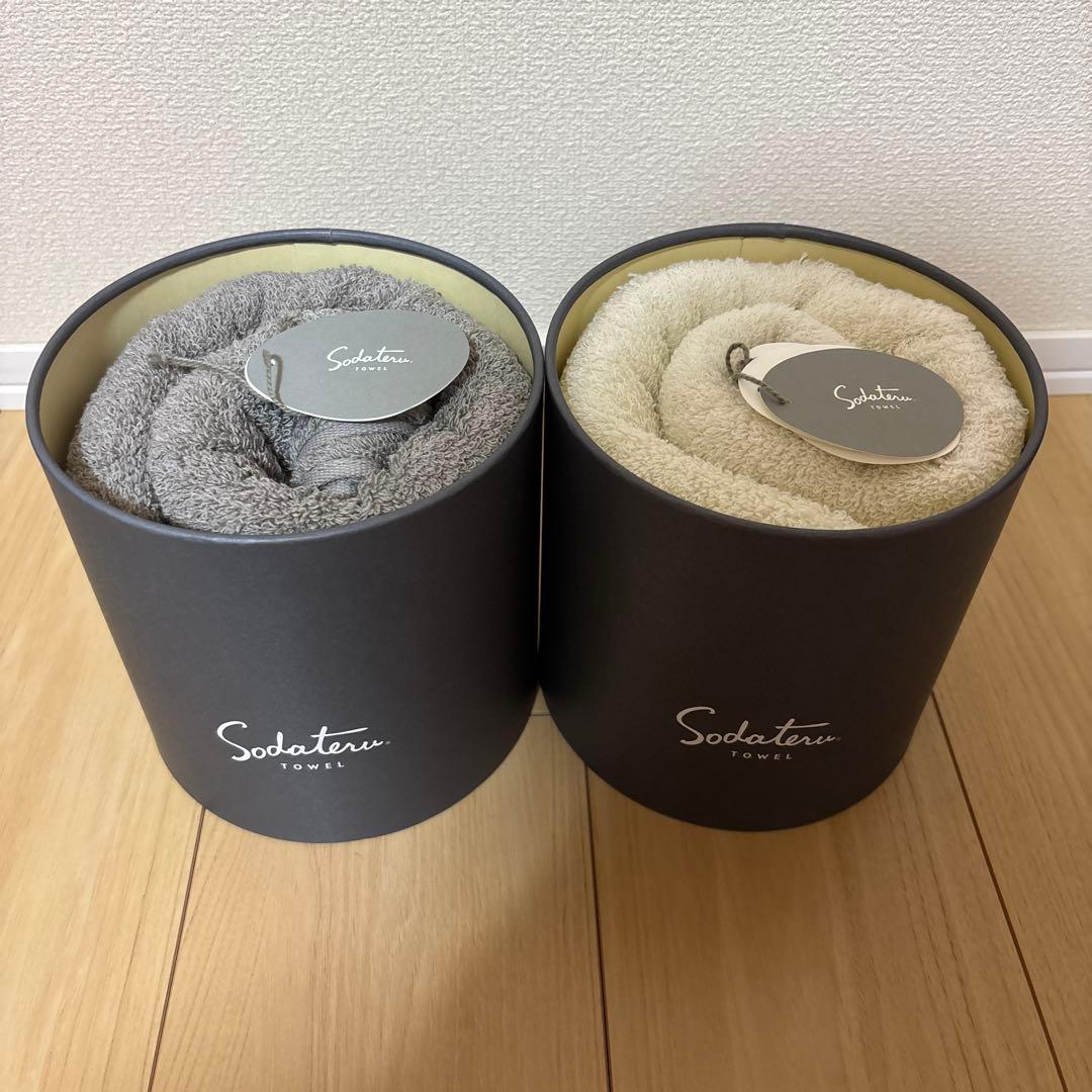 育てるタオル　feel バスタオル　ペアセット