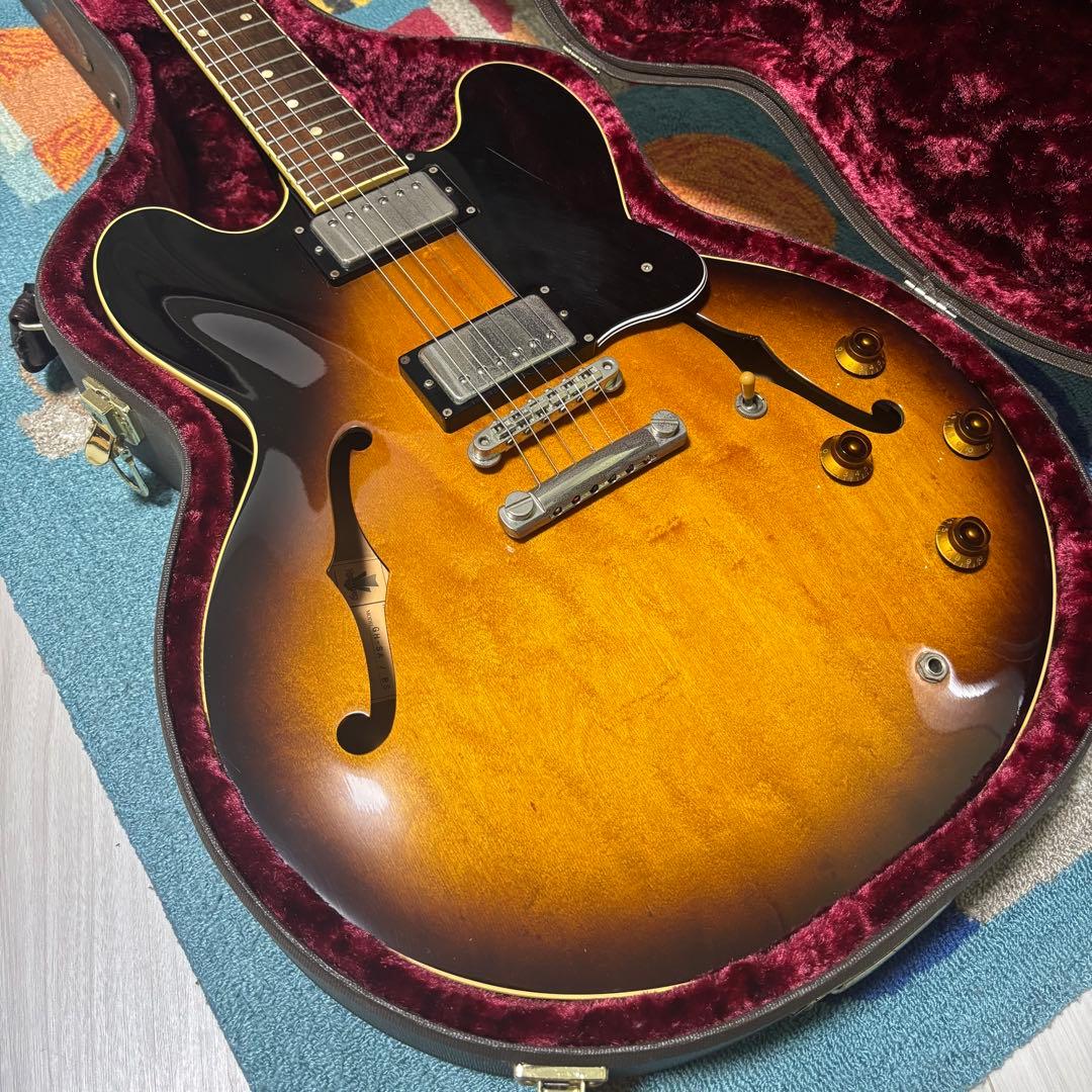 history gh-sa フジゲン製 ES-335タイプ セミアコ2002年製