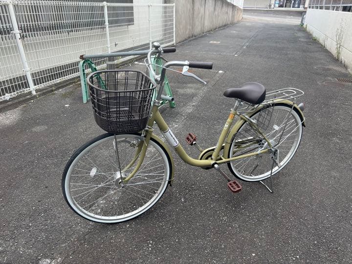 シティサイクル27インチ シマノ 通勤 通学 買い物 大型カゴ 自転車本体