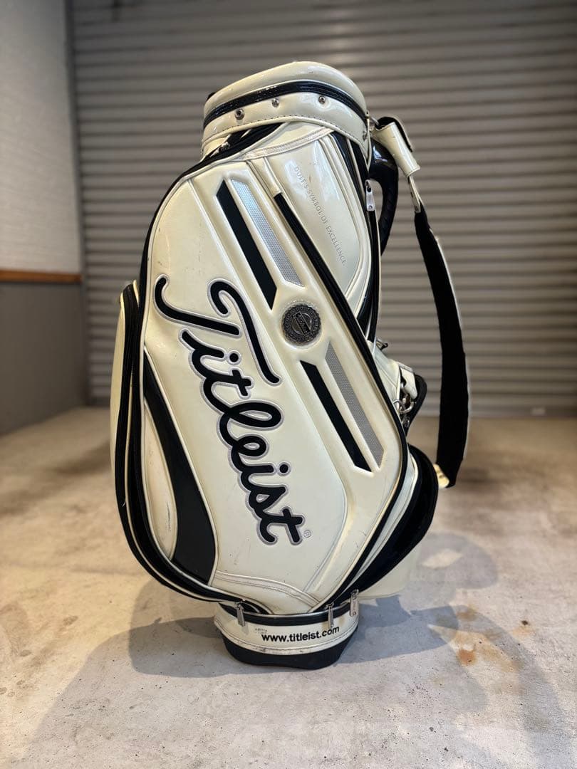 Titleist キャディバッグ ホワイト ポケット多数