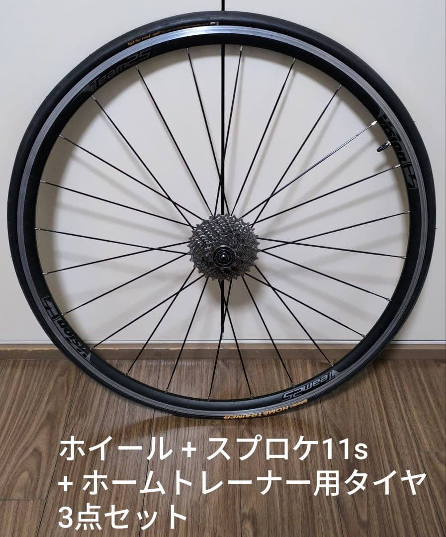 ホイール + スプロケ:12-25T + ホームトレーナー タイヤ
