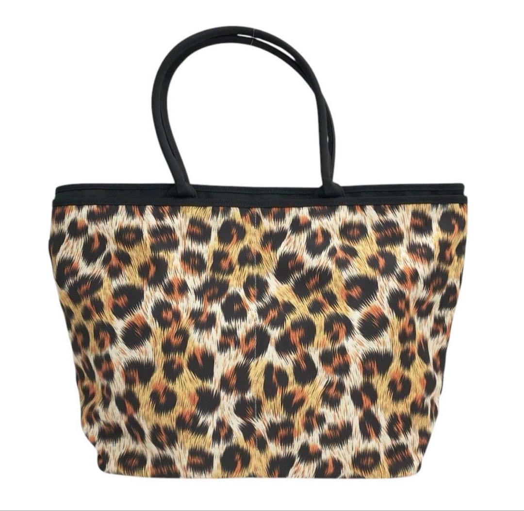 ラウドマウス ロッカーバッグ　ファジーレオパード柄　ビッグトートバッグ