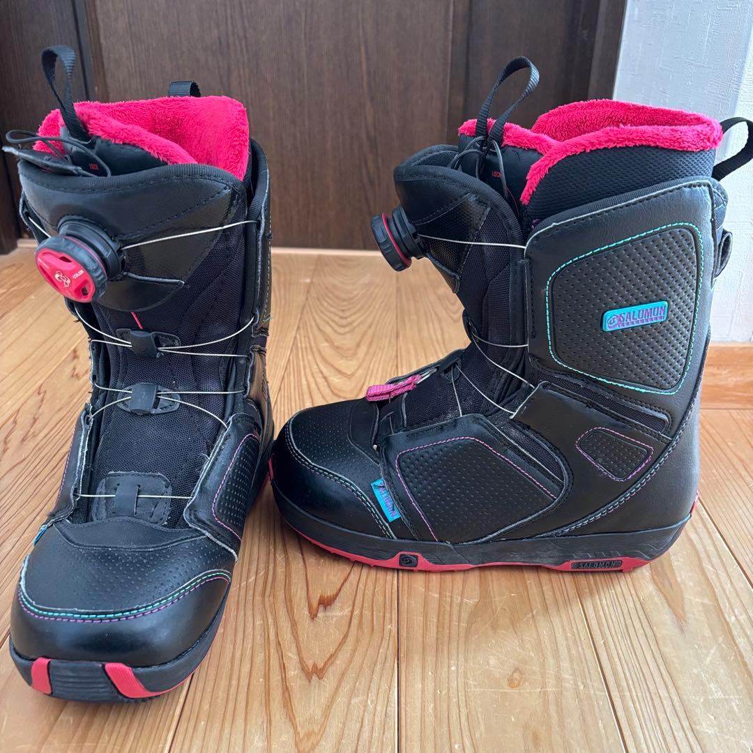 サロモン スノーブーツ PEARL BOA WOMAN 23cm