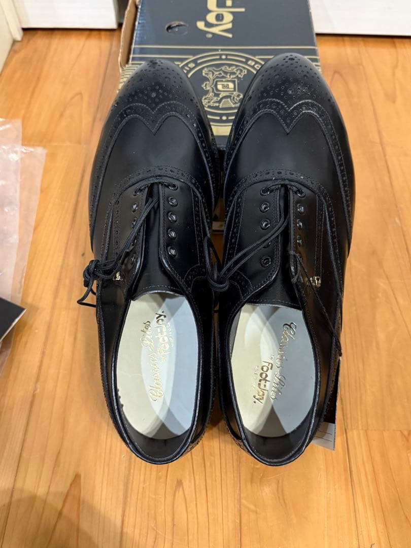 新品 28.5㎝ fj フットジョイ FootJoyクラシック ゴルフ シューズ