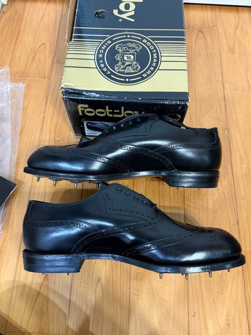 新品 28.5㎝ fj フットジョイ FootJoyクラシック ゴルフ シューズ