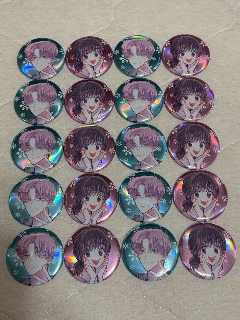 多聞くん今どっち　オーロラ缶バッジ　花とゆめ　メロンブックス　20個セット