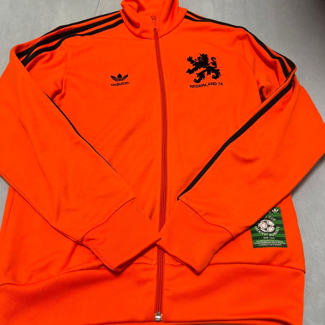【希少品】00s 復刻 adidas サッカー オランダ代表 トラックジャケット
