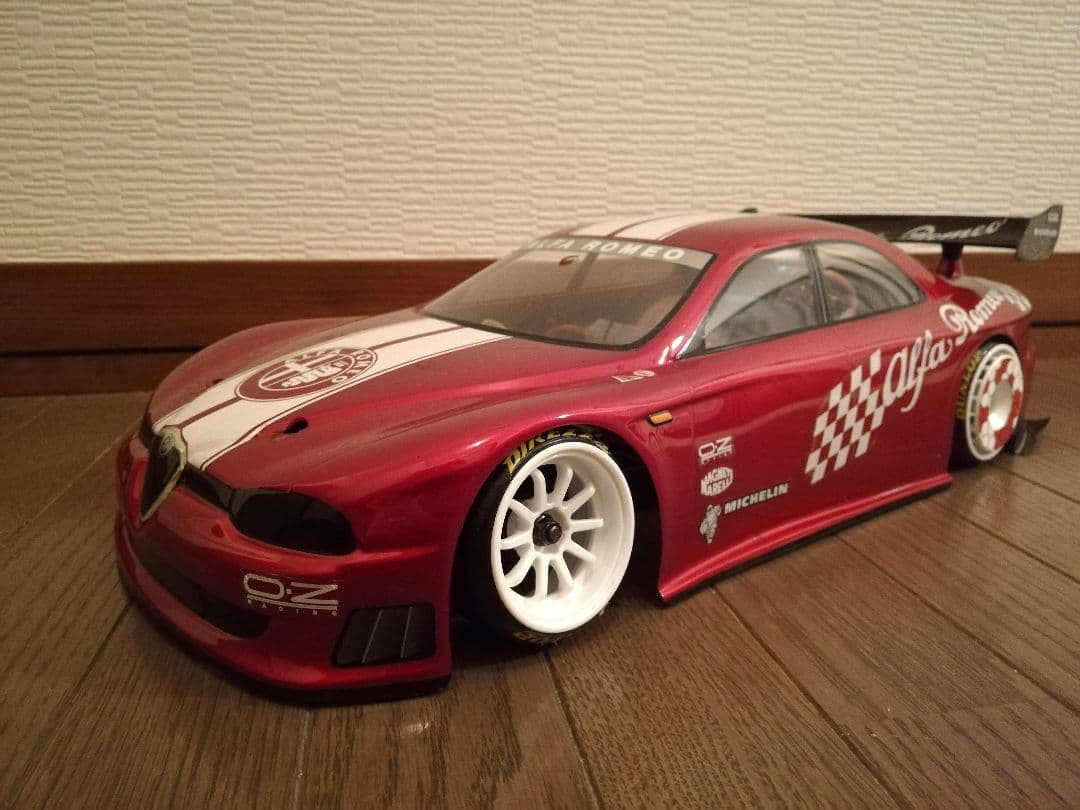 1/10 HPI ラジコン ボディ アルファロメオ 156 ドリパケ等に