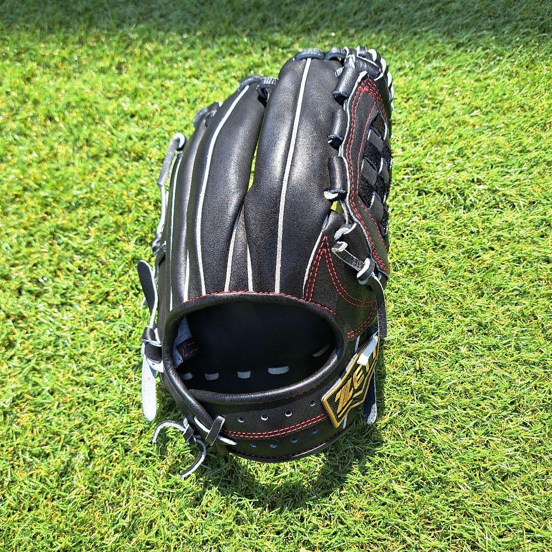 NEO STATUS V7 少年用軟式グローブ 黒/赤