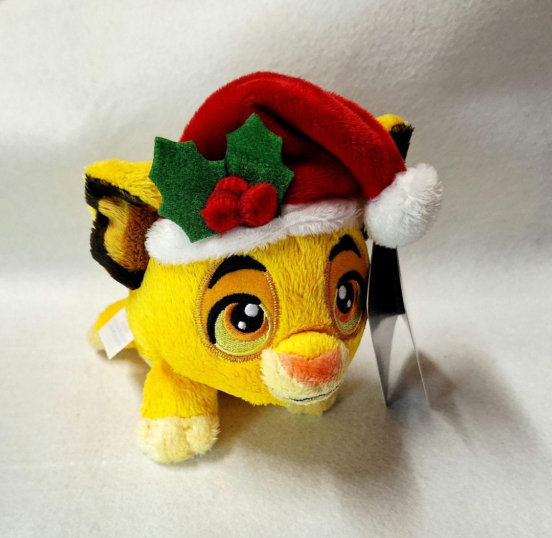 レア品　ライオン・キング　シンバ サンタ帽子 ぬいぐるみ