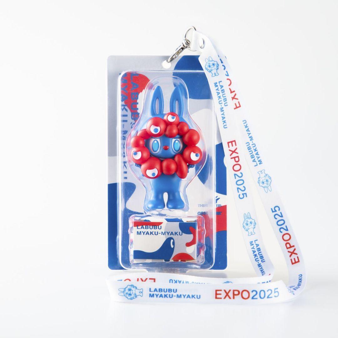 万博限定 LABUBU MYAKU-MYAKUストラップ付フィギュア