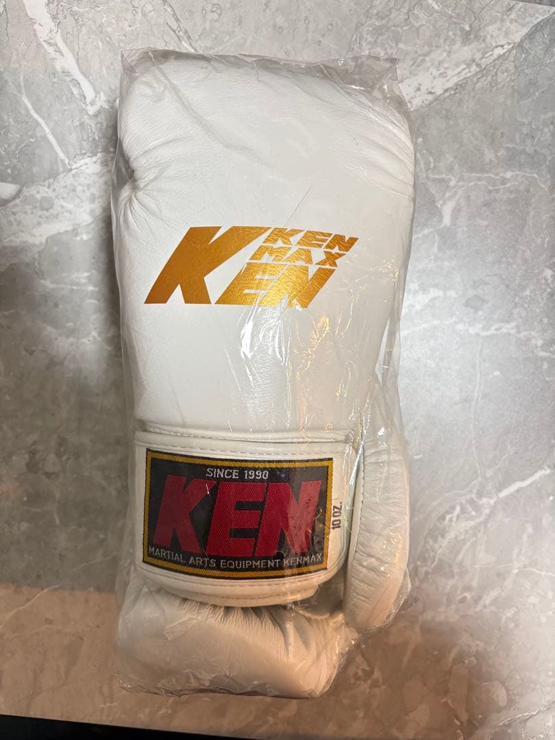 KEN ボクシンググローブ 10oz ホワイト