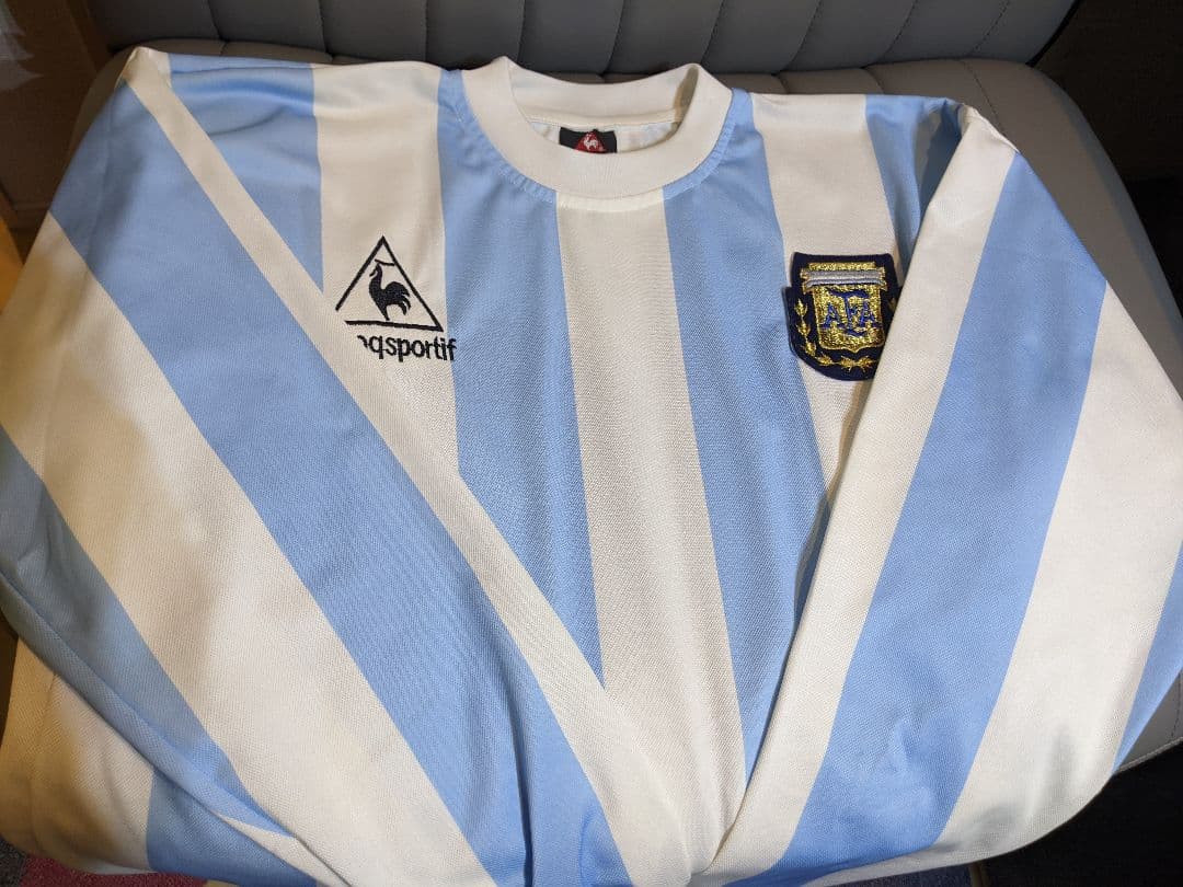 アルゼンチン代表 マラドーナ 1986年 復刻モデル ル・コック 長袖