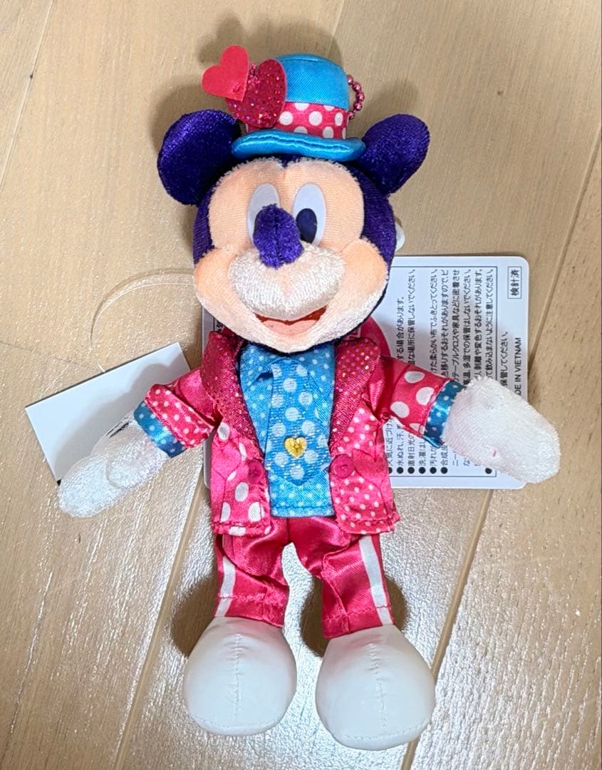 パルパルーザ　プルート　ミッキー　ぬいぐるみバッジ　ミニパル　ミニファン