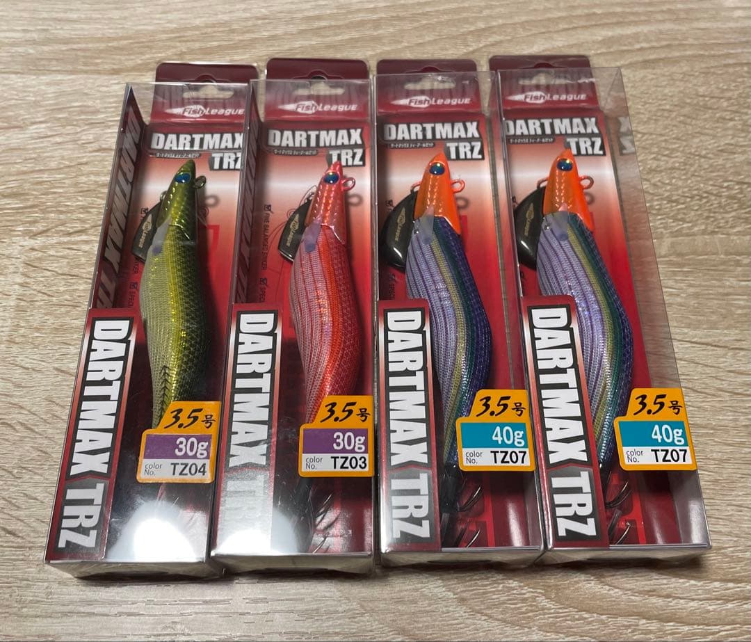 ダートマックスTRZ 30g,40g　ティップラン用エギ4個セット