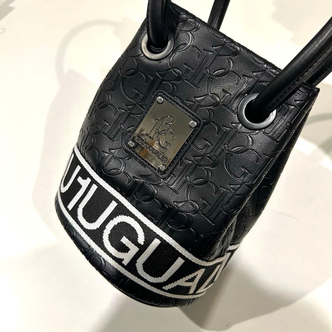 新品 未使用 1PIU1UGUALE3 ブラック バケットバッグ