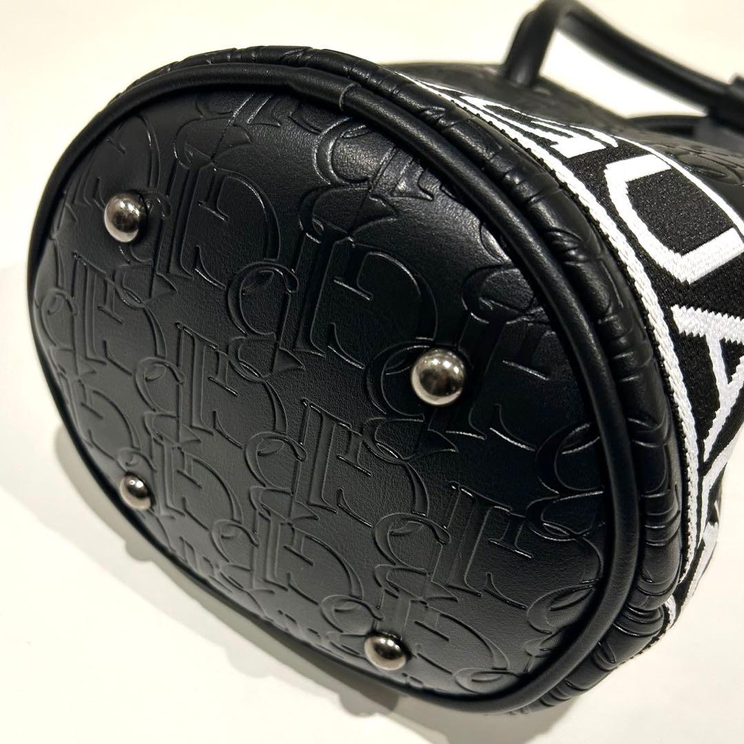 新品 未使用 1PIU1UGUALE3 ブラック バケットバッグ