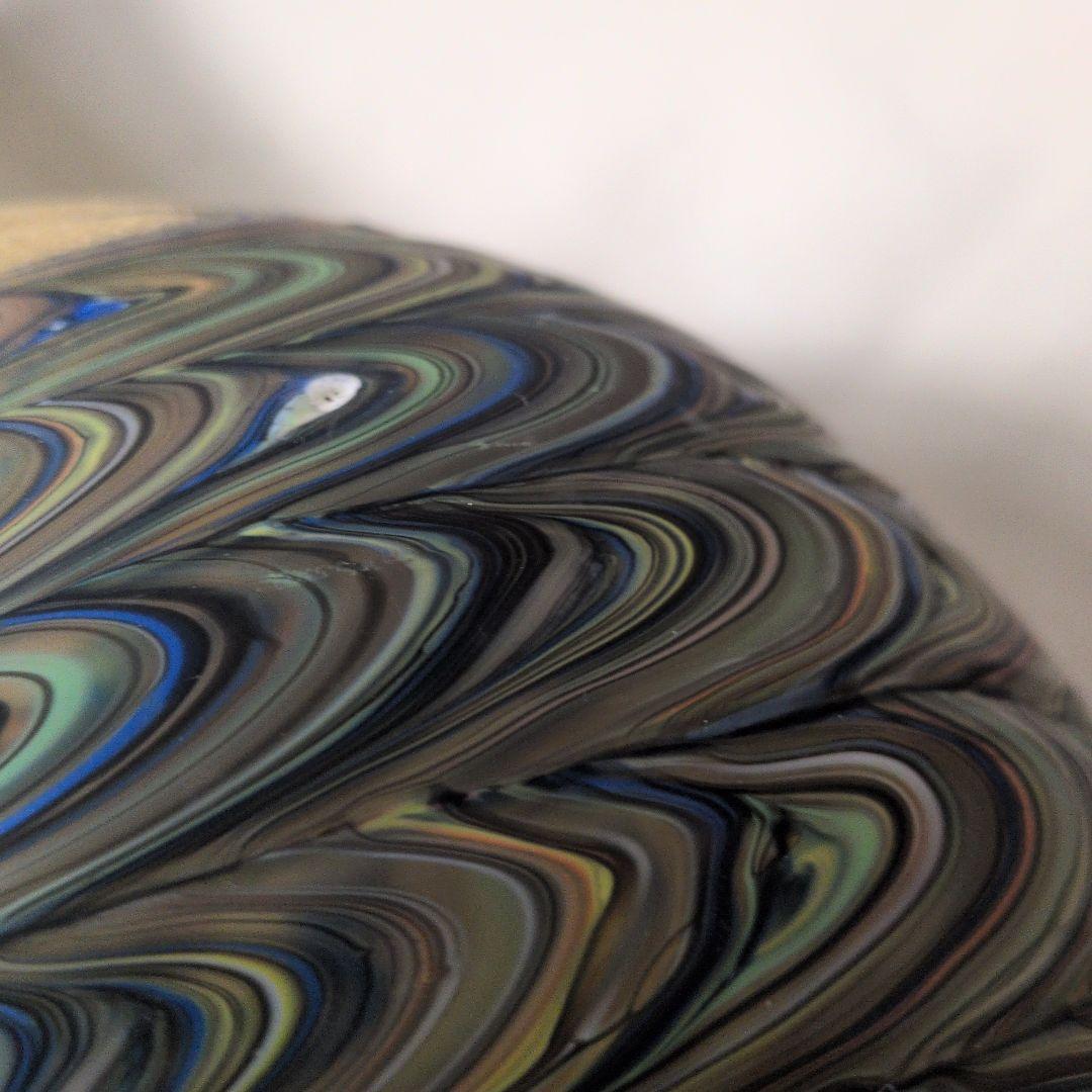 津軽びいどろ？美しいデキャンタ　作者不明