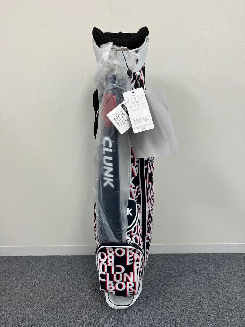 【新品】クランク ゴルフ キャディバッグ スタンド式 7型 軽量 撥水 NVY