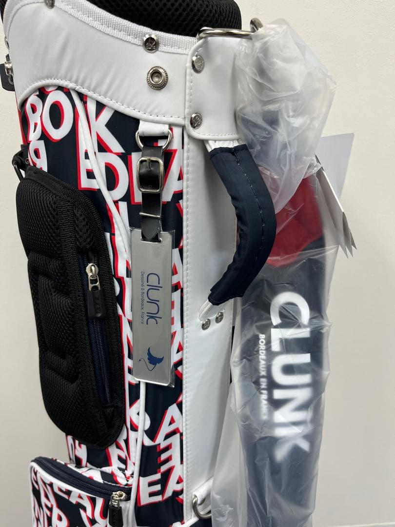 【新品】クランク ゴルフ キャディバッグ スタンド式 7型 軽量 撥水 NVY