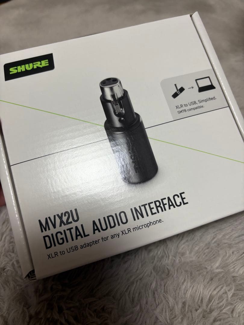 (未使用品)SHURE MVX2U デジタルオーディオインターフェース