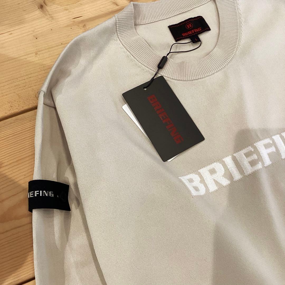新品　BRIEFING MEN’S WR CREWNECK KNIT L