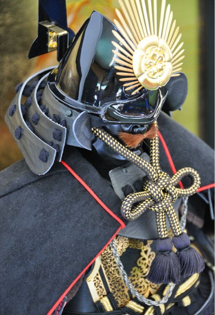 五月人形 5月人形 鎧 鎧兜 手作り 初節句 織田信長 マント付
