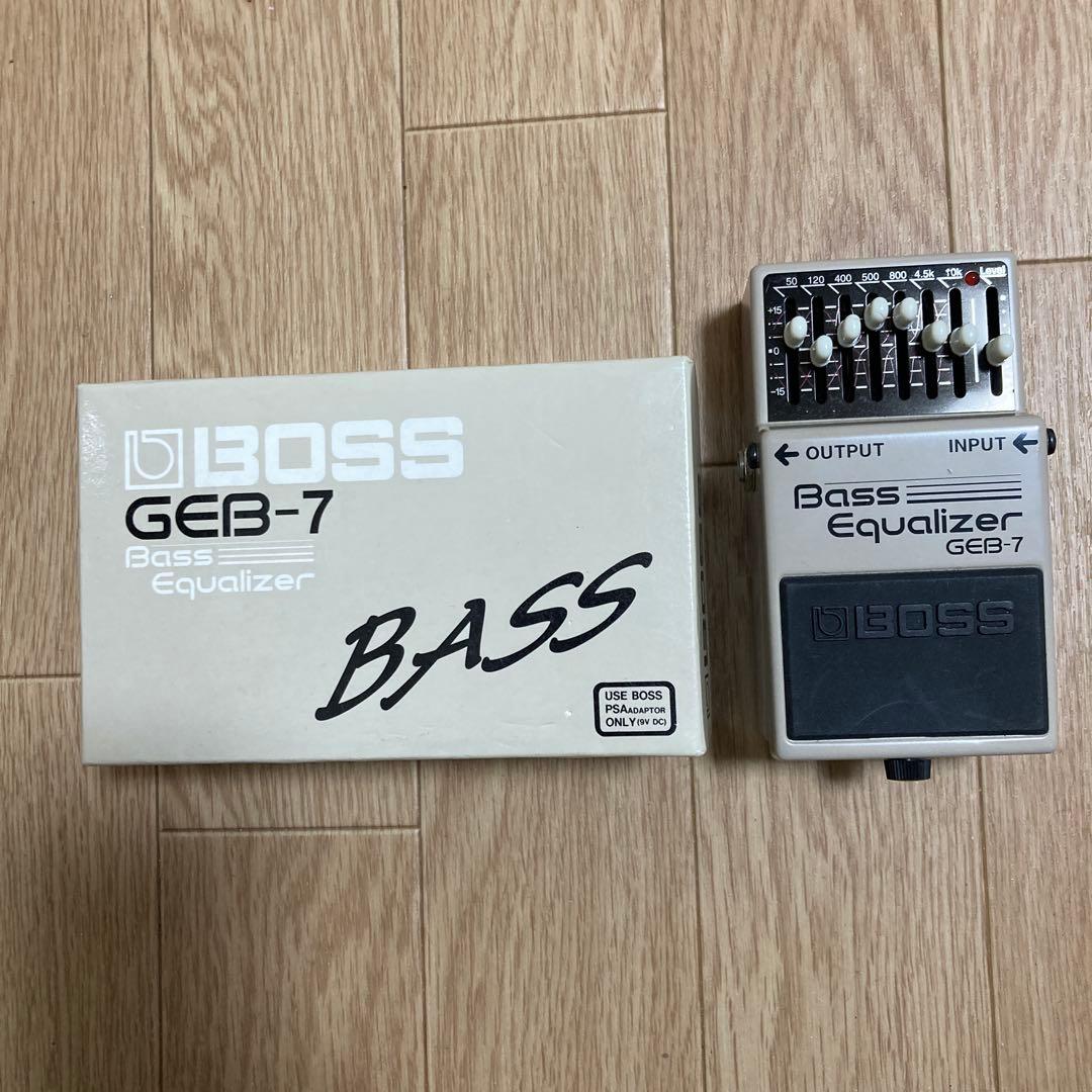 BOSS ベース　エフェクター、イコライザー　GEB-7、美品